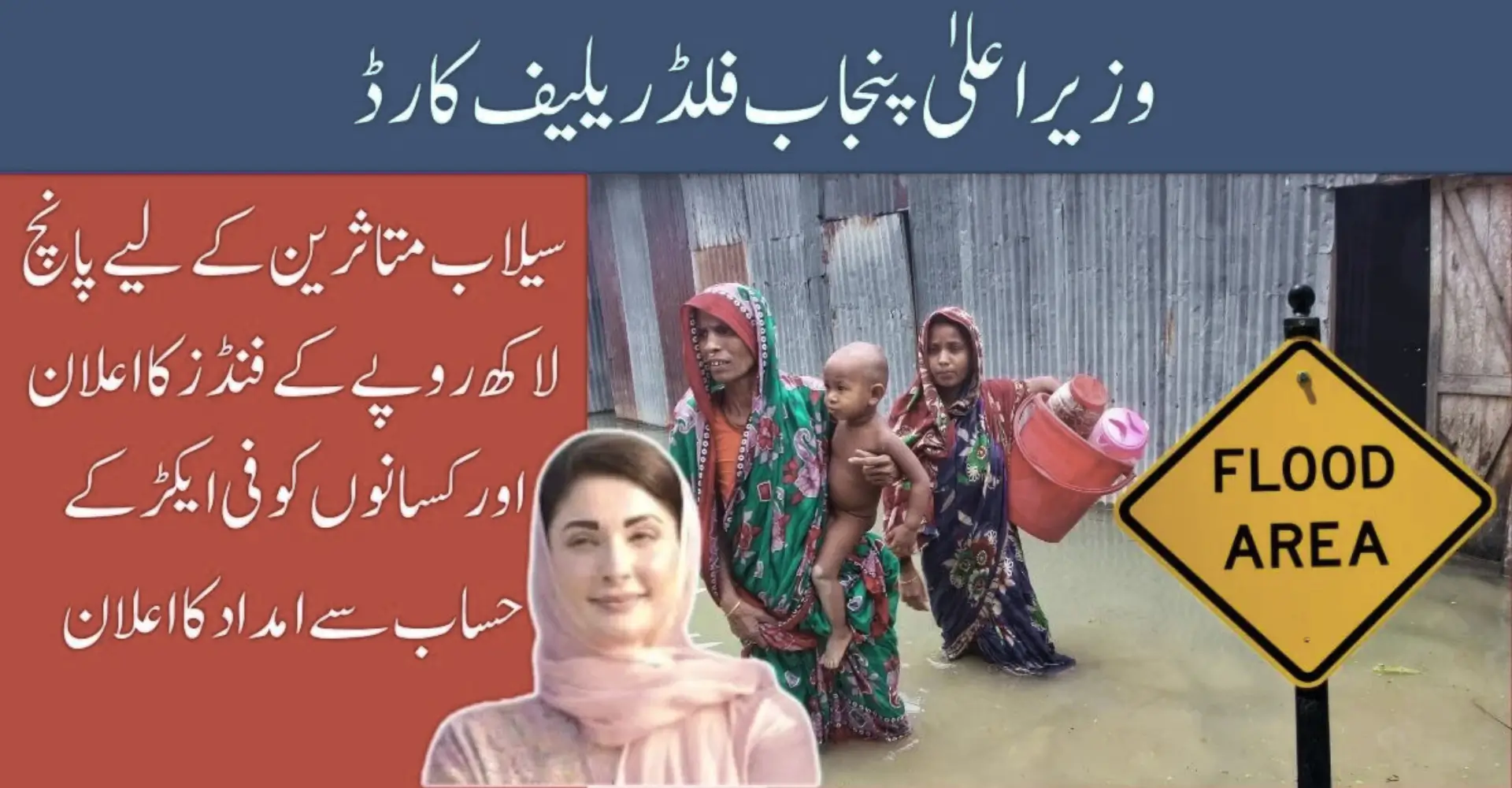 CM Punjab Flood Relief Card