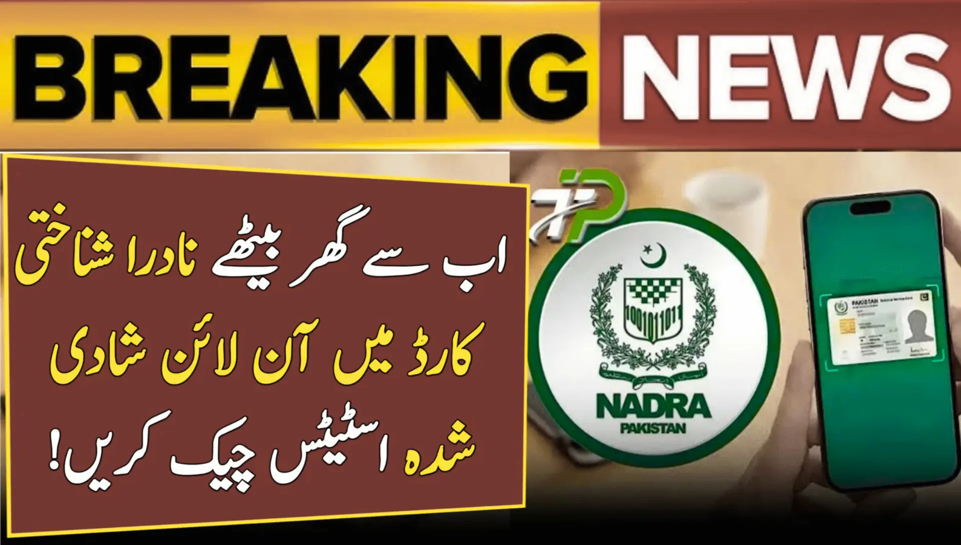 Check Online Married Status in NADRA CNIC