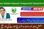 Benazir Kafalat Stipends Temporarily Paused In Sindh